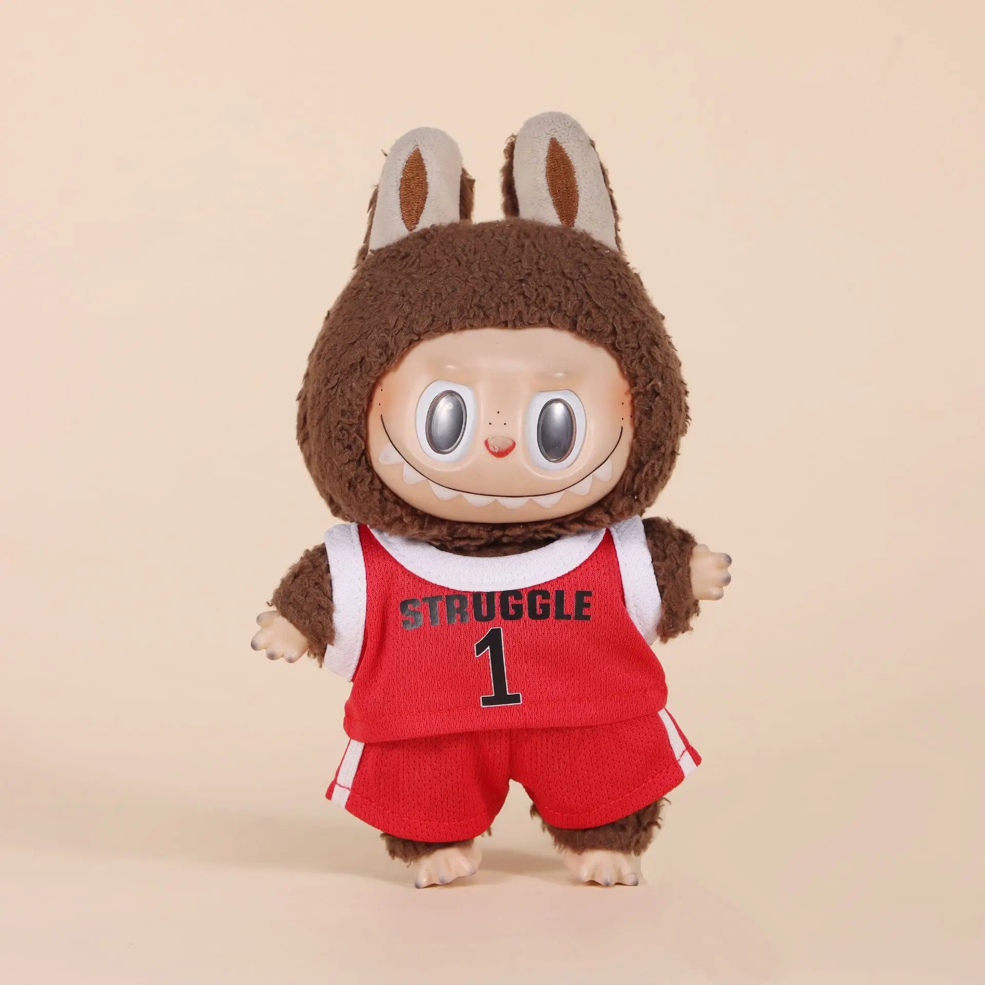 Labubu Basketball Clothes Cute Doll Decoration Handmade Doll Clothes  Sale Only Selling Clothes 17cm First Second Generation