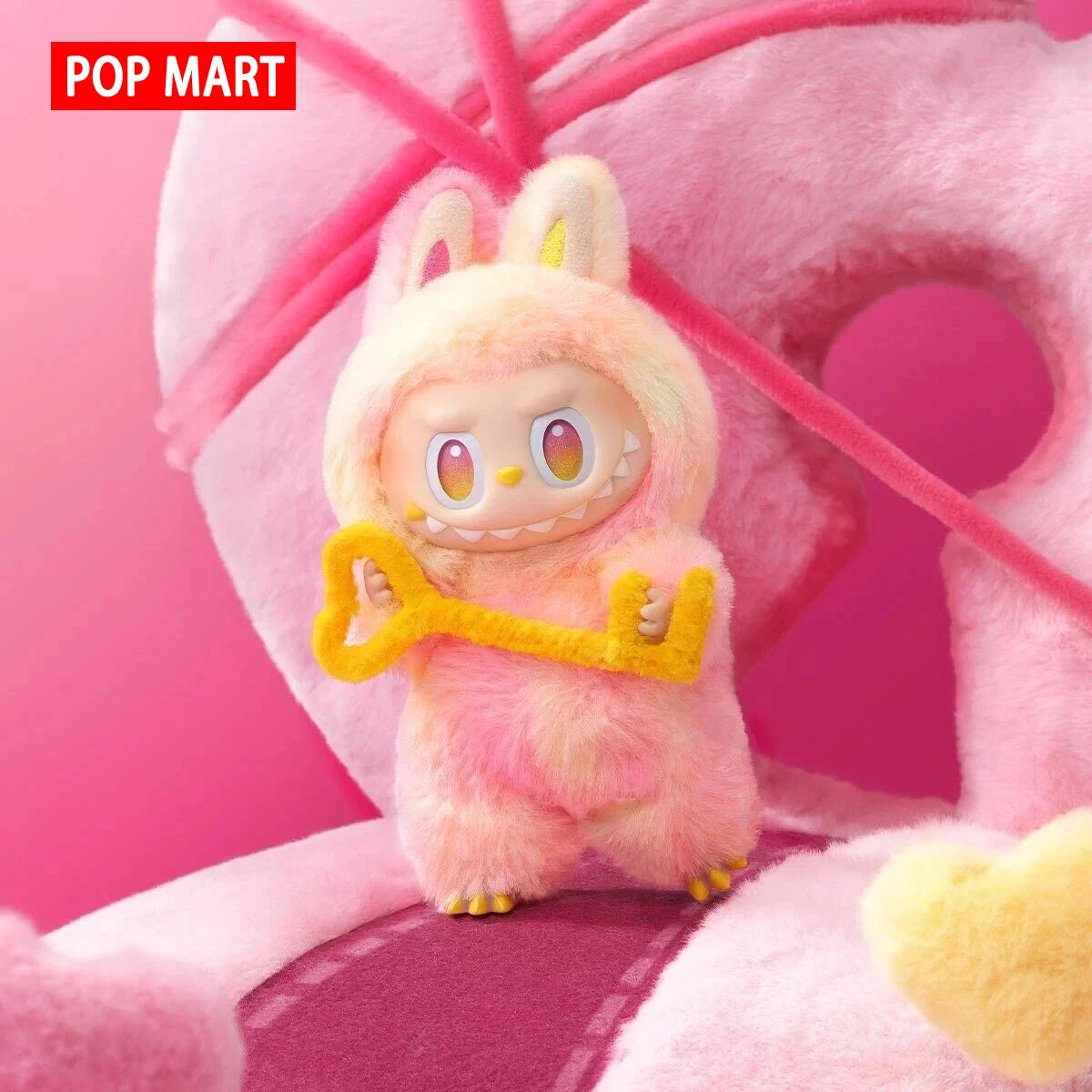 POPMART Labubu plush doll, 100% genuine. It's the perfect gift for children, family and friends.