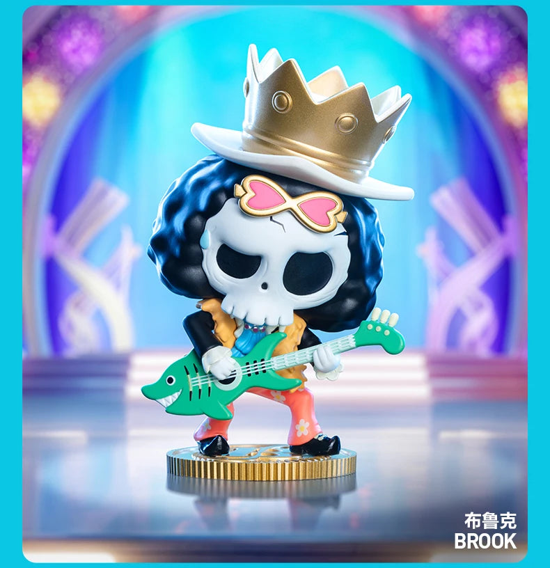 New POPMART THE MONSTERS X One Piece Series Blind Box LABUBU One Piece Chopper Mystery Cute Luffy Figure Trendy Surprise Gift