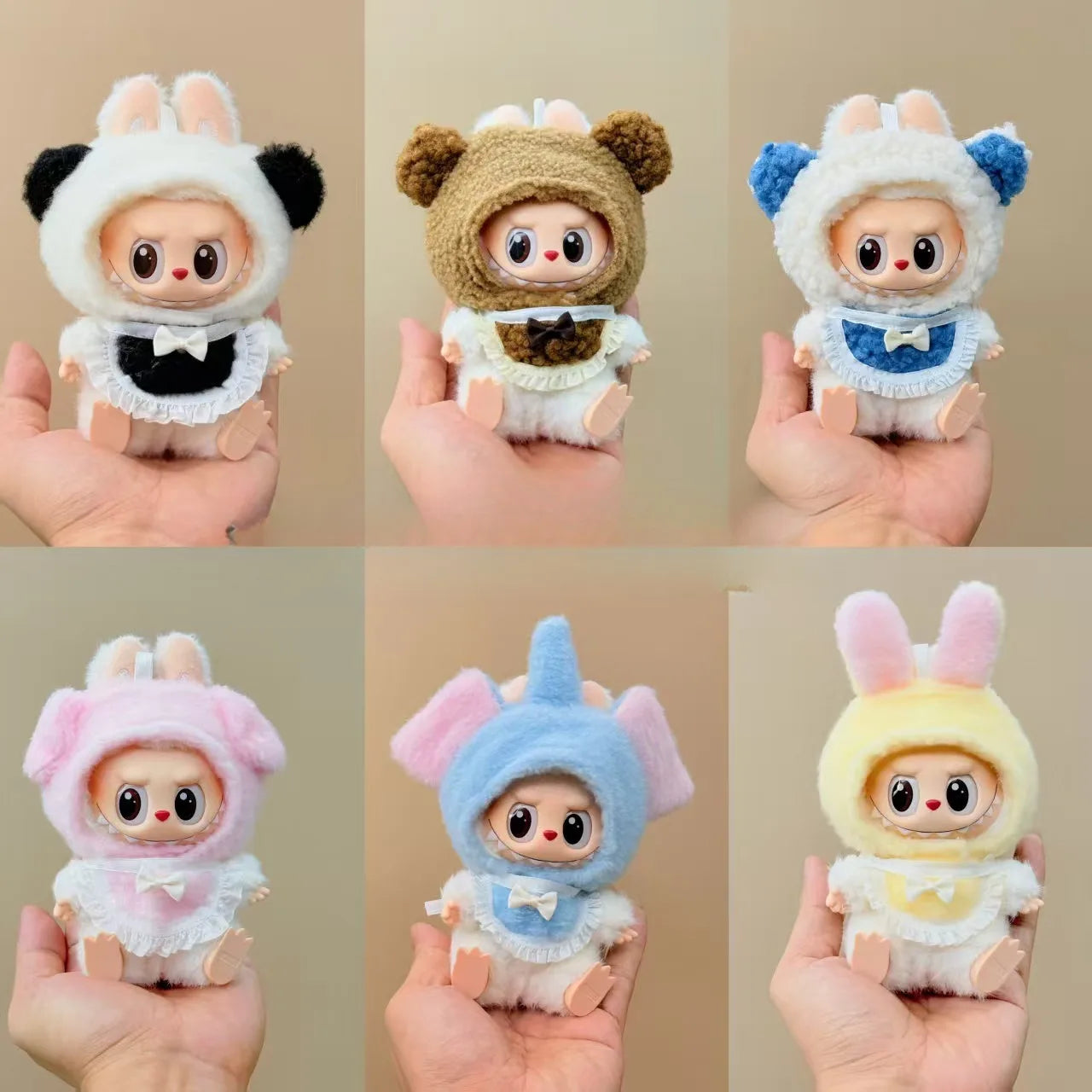 Labubu clothes animal role-playing jumpsuit, labubu accessories, autumn and winter fashion outfits (without dolls)