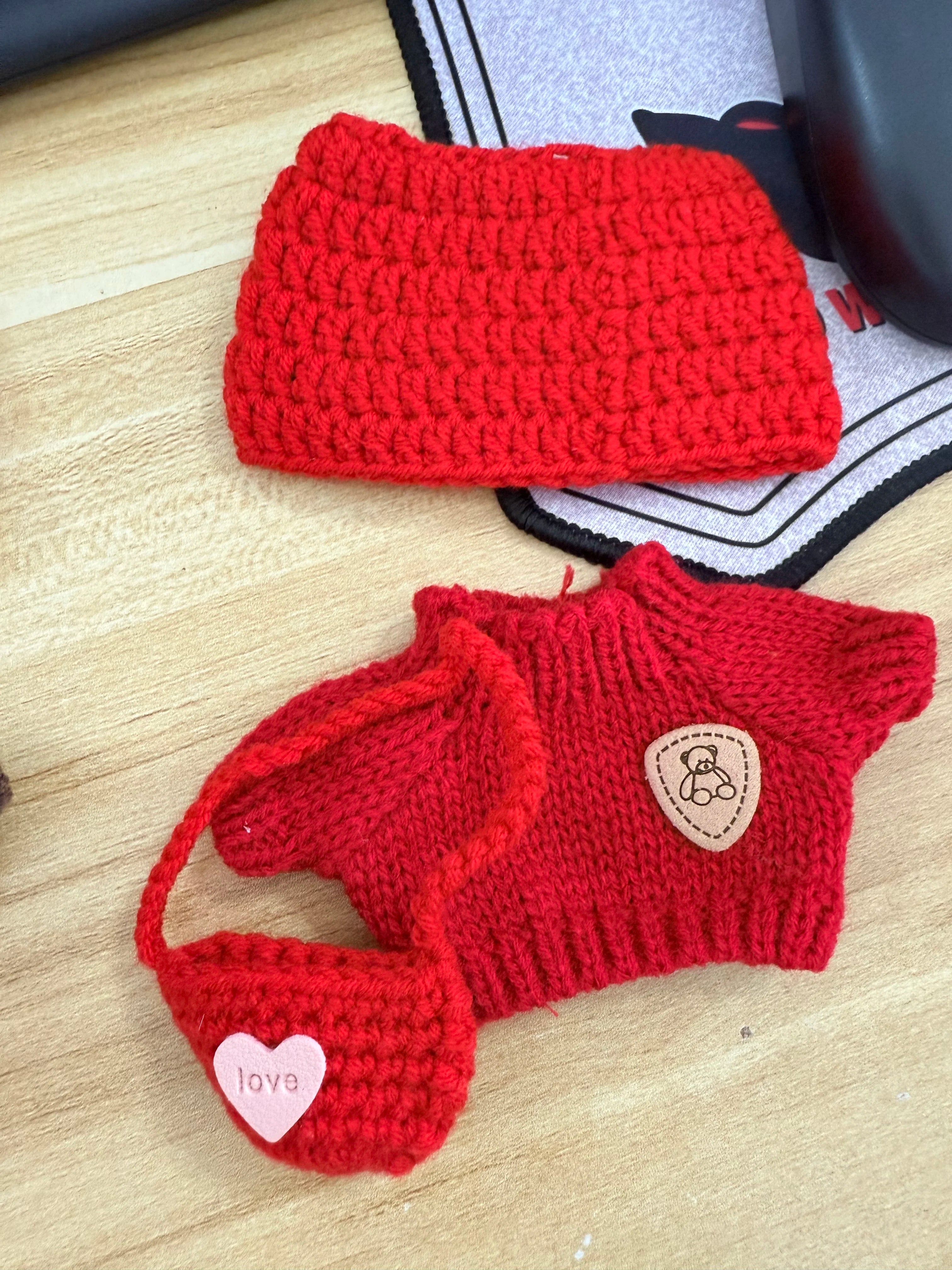 Labubu Clothes Fashion Overalls Labubu Idol V1 V2 Dolls Clothing Accessories 15/17cm Plush Doll Universal Toy Gifts Hot In Stock