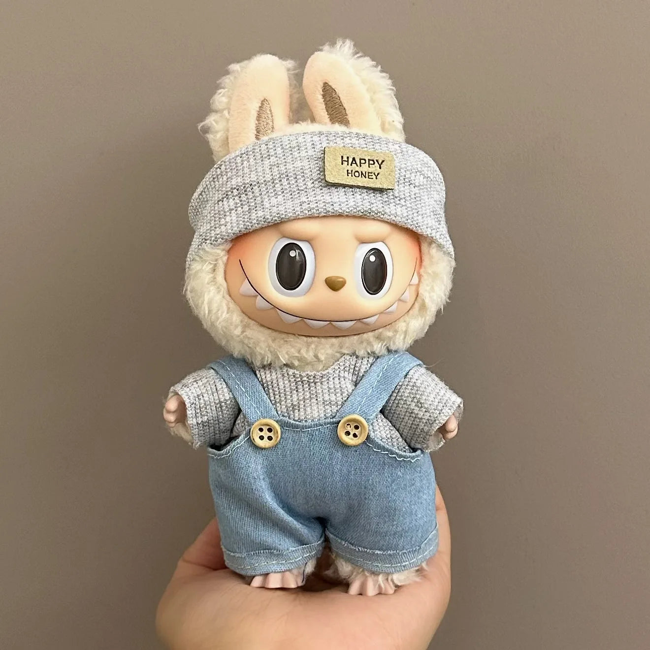 Labubu Clothes Fashion Overalls Labubu Idol V1 V2 Dolls Clothing Accessories 15/17cm Plush Doll Universal Toy Gifts Hot In Stock