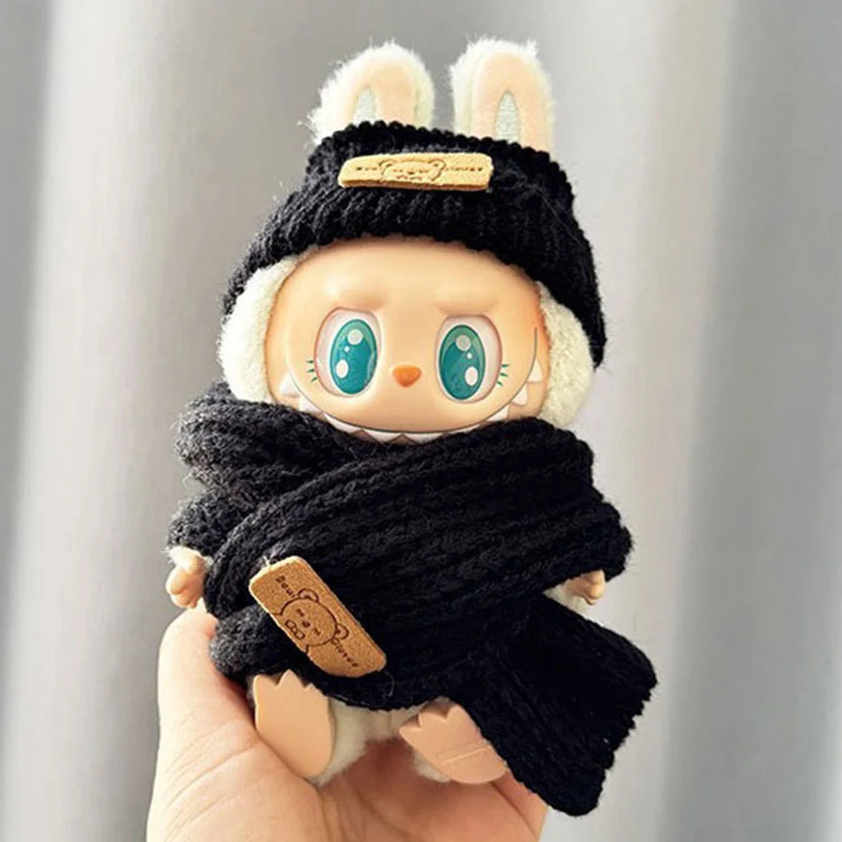 Labubu Clothes Fashion Overalls Labubu Idol V1 V2 Dolls Clothing Accessories 15/17cm Plush Doll Universal Toy Gifts Hot In Stock