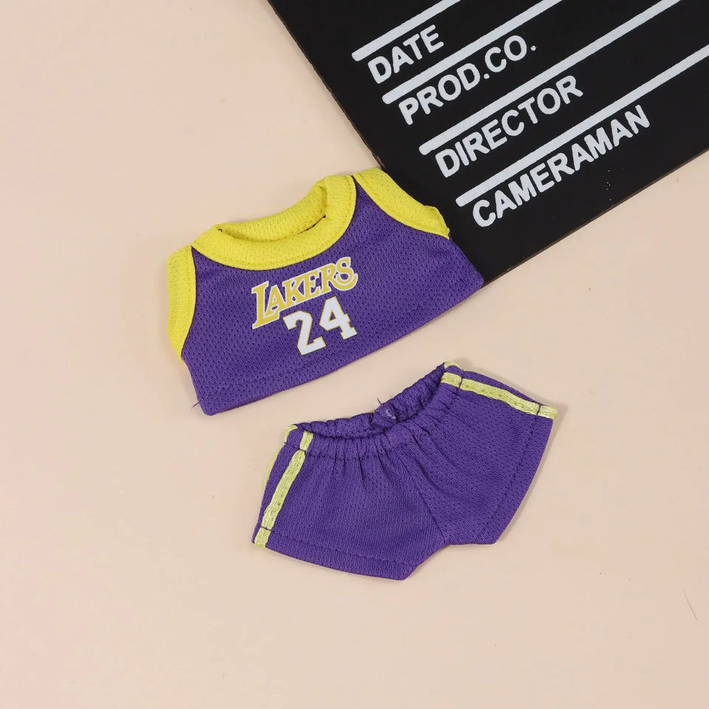 Labubu Basketball Clothes Cute Doll Decoration Handmade Doll Clothes  Sale Only Selling Clothes 17cm First Second Generation