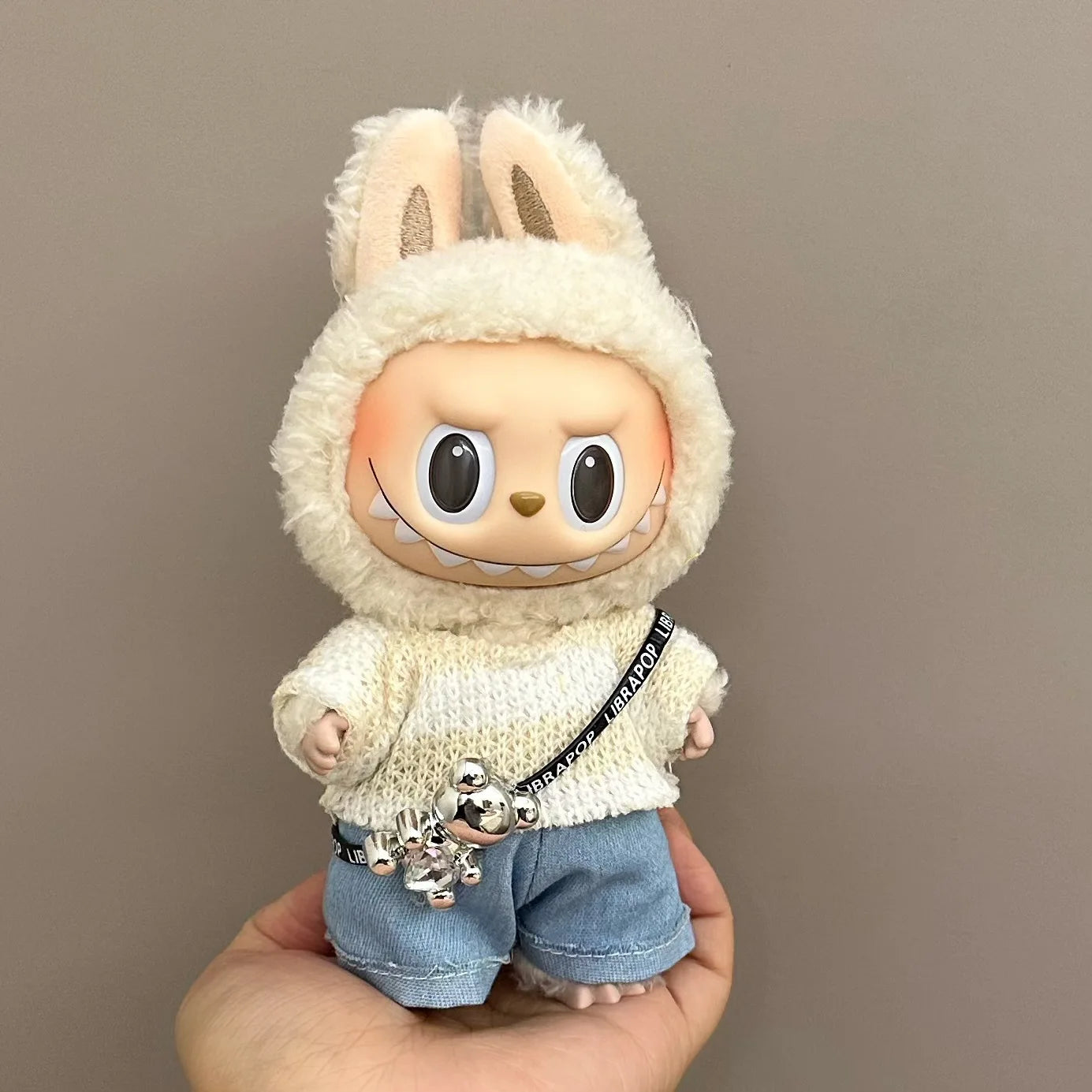 Labubu Clothes Fashion Overalls Labubu Idol V1 V2 Dolls Clothing Accessories 15/17cm Plush Doll Universal Toy Gifts Hot In Stock