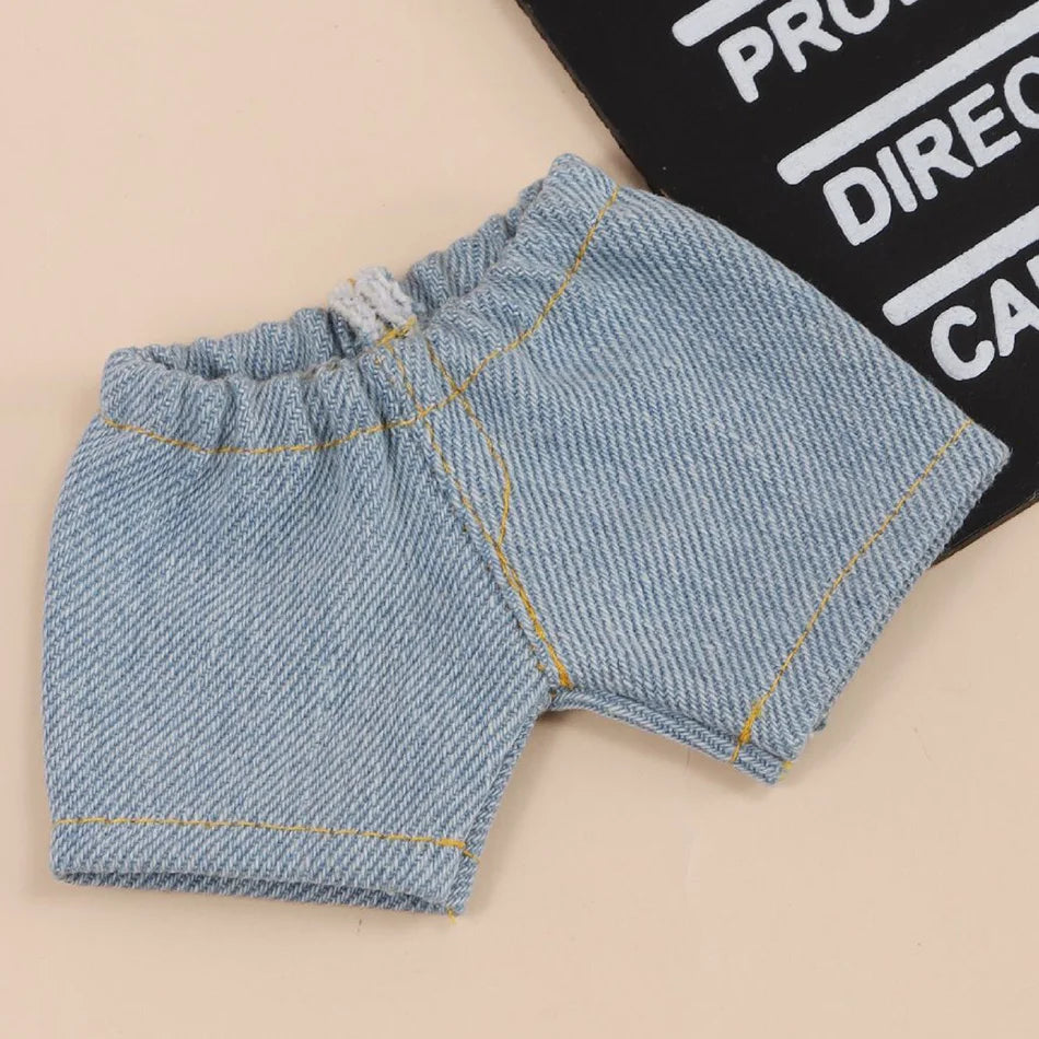 Labubu Clothes Fashion Overalls Labubu Idol V1 V2 Dolls Clothing Accessories 15/17cm Plush Doll Universal Toy Gifts Hot In Stock