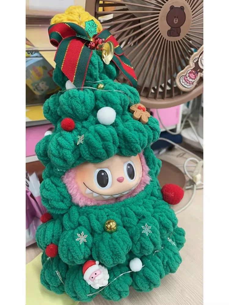 labubu Christmas Limited Edition Christmas Tree labubu Set Clothes Cute Christmas Gift Only Clothes Not Including Dolls