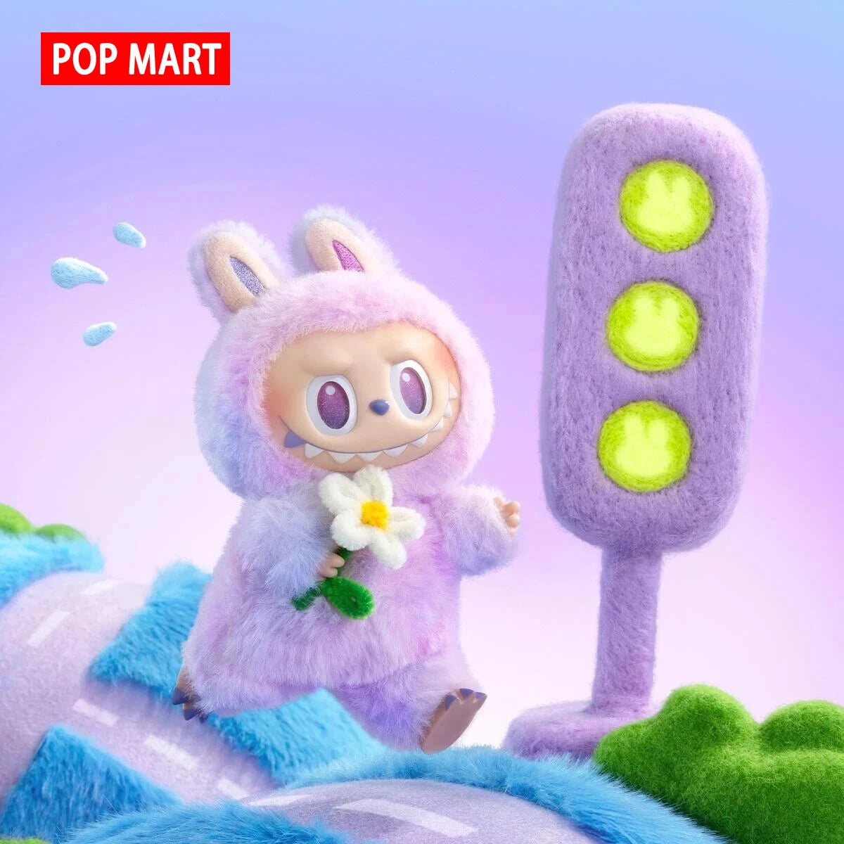 POPMART Labubu plush doll, 100% genuine. It's the perfect gift for children, family and friends.